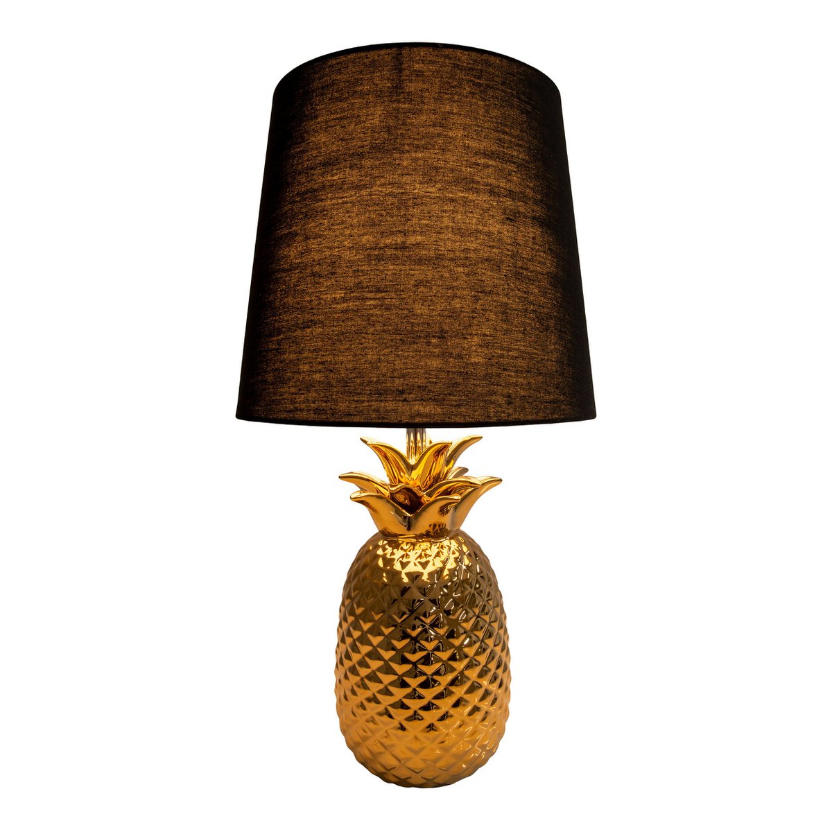 Näve Leuchten Tafellamp Ananas - Goud 45cm