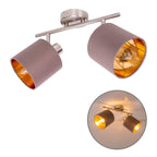 Näve Maron Muur-/Plafondlamp - Bruin 46cm