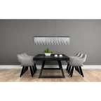 LED Hanglamp Diamanten Näve - Kristalglas Chroom