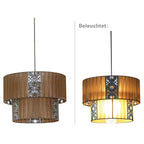 Pori Hanglamp 120cm Ø30cm - Cappuccino E27