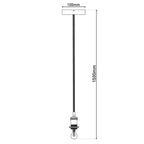 Näve Alfa Hanglamp Textiel 150cm E27