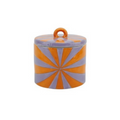 Housevitamin Swirl Voorraadpot - Oranje/Lila - 11x11x11,5cm