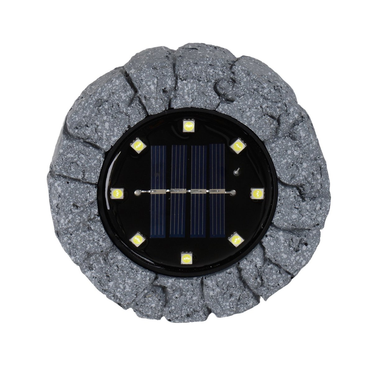 Näve Kian Solar Grondspot Set 3 Stuks - Grijs Warmwit