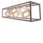 LED hanglamp Tripoli 100cm - Zwart