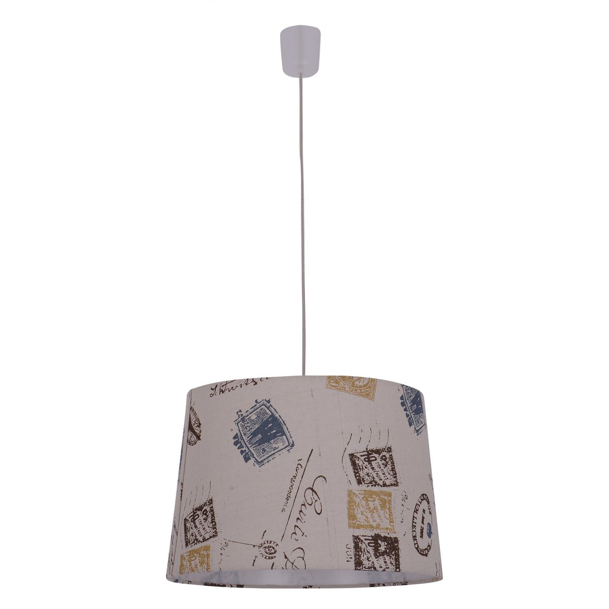 Näve Textiel Hanglamp Print Bruin Ø40cm