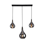 Gota Hanglamp Zwart Rookglas - Näve Leuchten