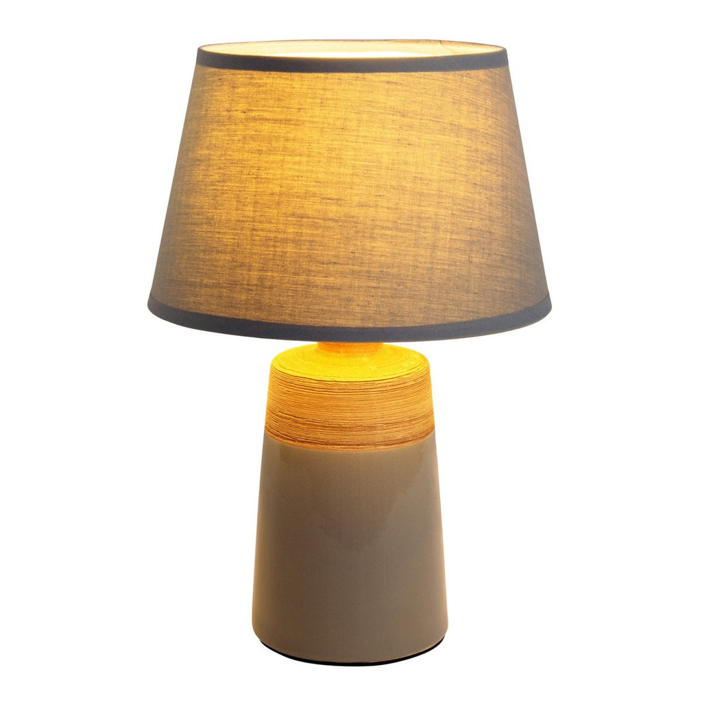 Näve Talia Keramische Tafellamp - Beige 31cm