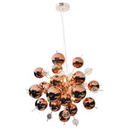 Näve Hanglamp Explosie - Glas Metaal 65cm