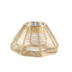 Conische Kandelaar Goud 11x11x6cm