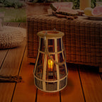 Näve Korbinian Solar Deco Lamp Rattan 35cm