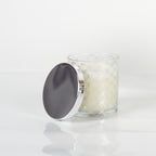 Zilveren Muskuskaars met chique deksel 7,8x8,2 cm