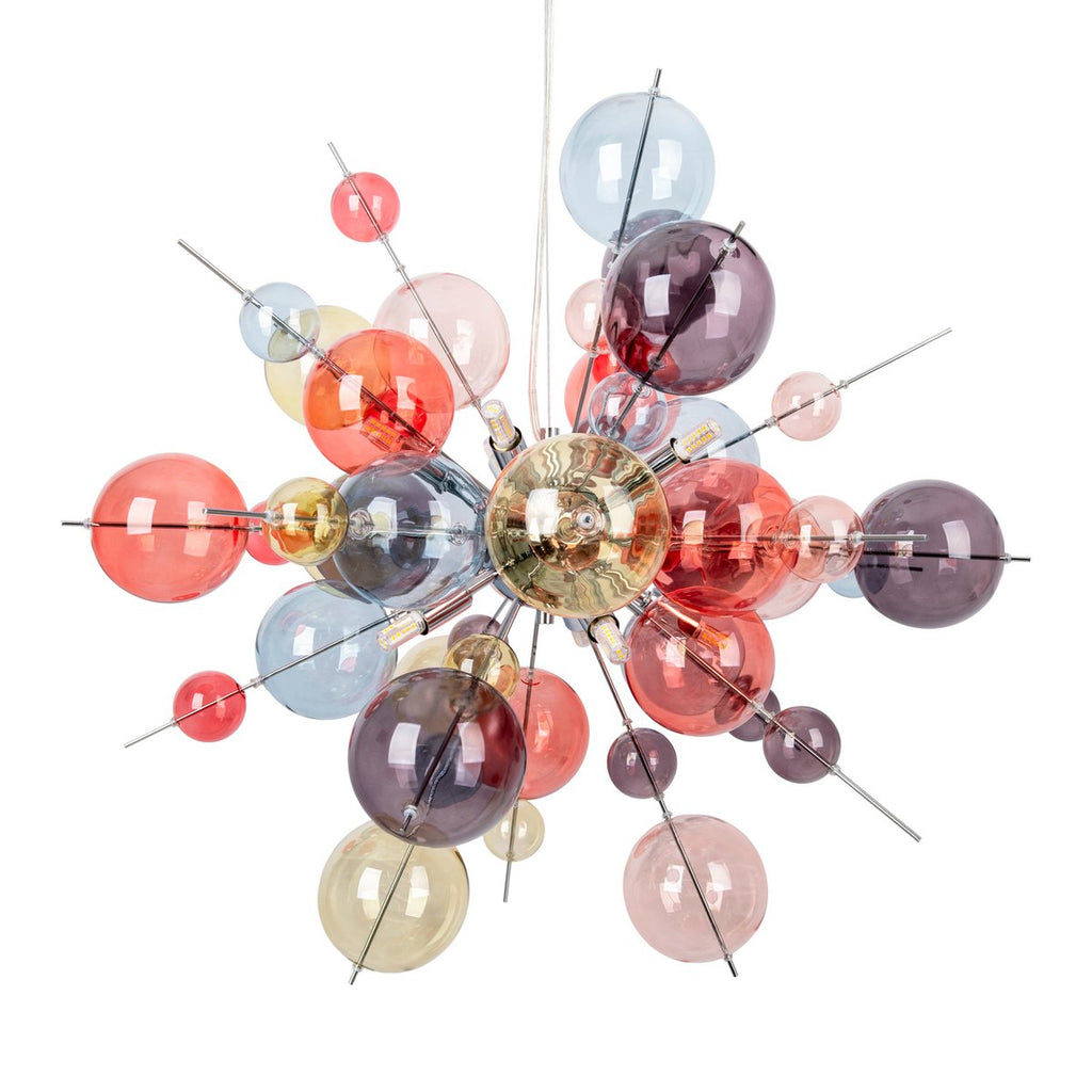 Näve Hanger Lamp Explosie Pastelkleuren