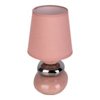 Keramische tafellamp "Stoney" roze E14