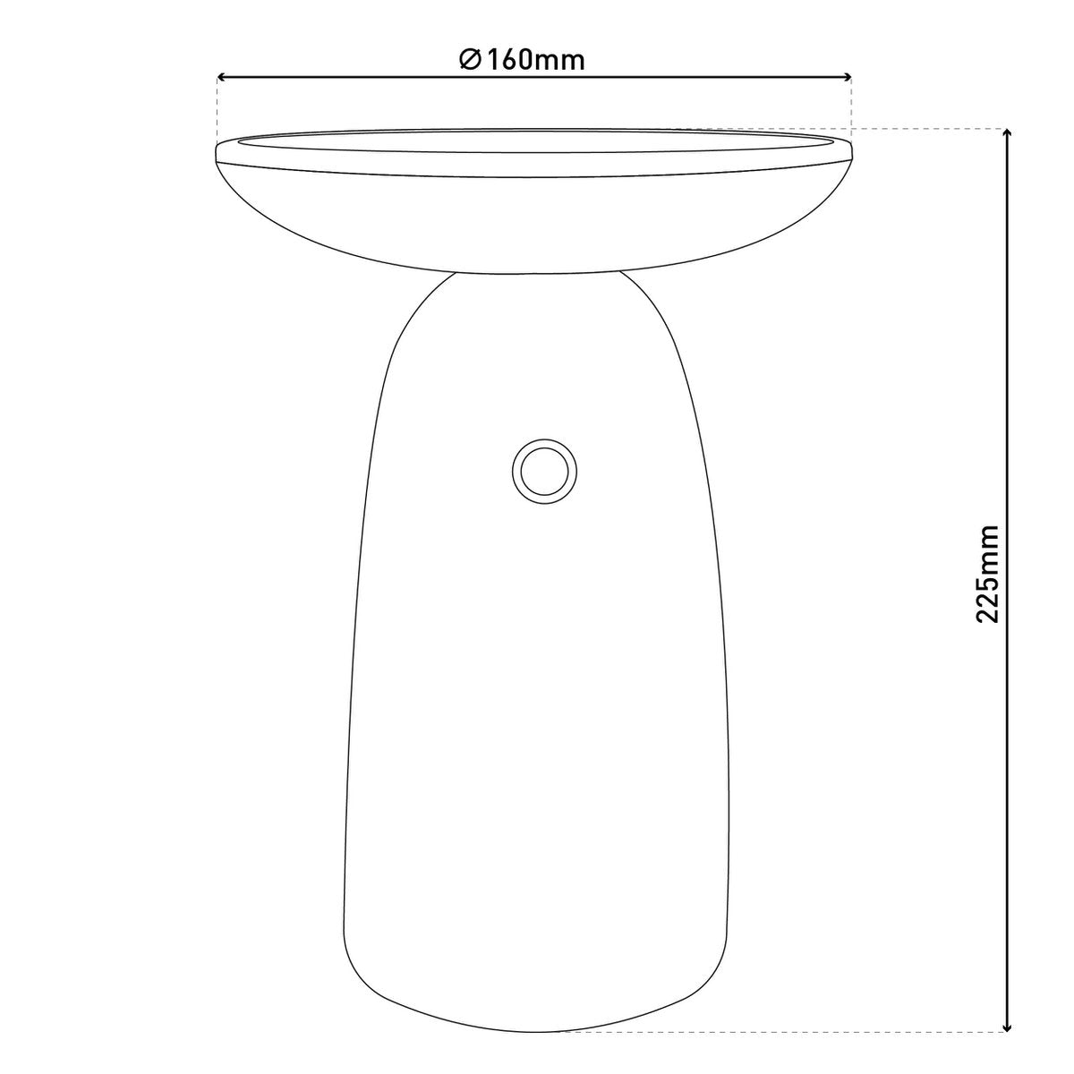 LED Solar Lamp ADA Zwart Buiten 22,5x16cm