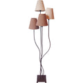 Näve Boho Vloerlamp 4-lamps Beige/Bruin 138cm
