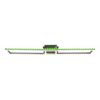 LED CCT-plafondlamp + RGB-backlight "Bantry" met veel functies, 115 cm lang, inclusief afstandsbediening