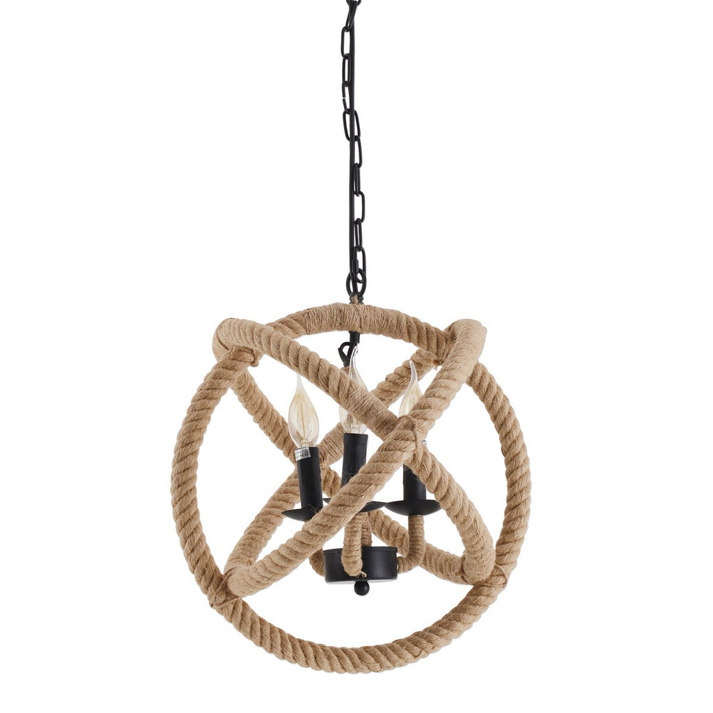 Näve Regia Hanglamp - Zwart 43cm E27