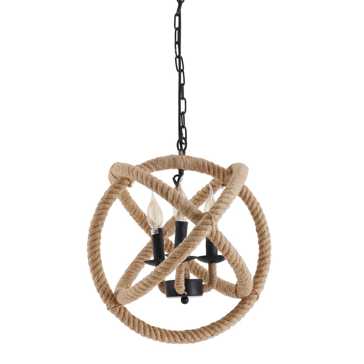 Näve Regia Hanglamp - Zwart 43cm E27