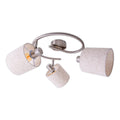 Näve Rondel Maron 3-zits Plafondlamp - Nikkel 52cm