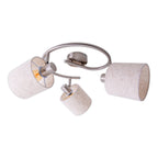 Näve Rondel Maron 3-zits Plafondlamp - Nikkel 52cm