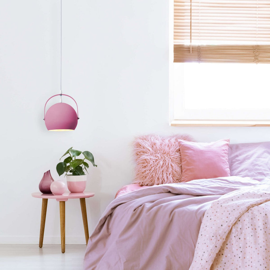 Hanger lamp Colorado roze Ø 25cm metaal E27