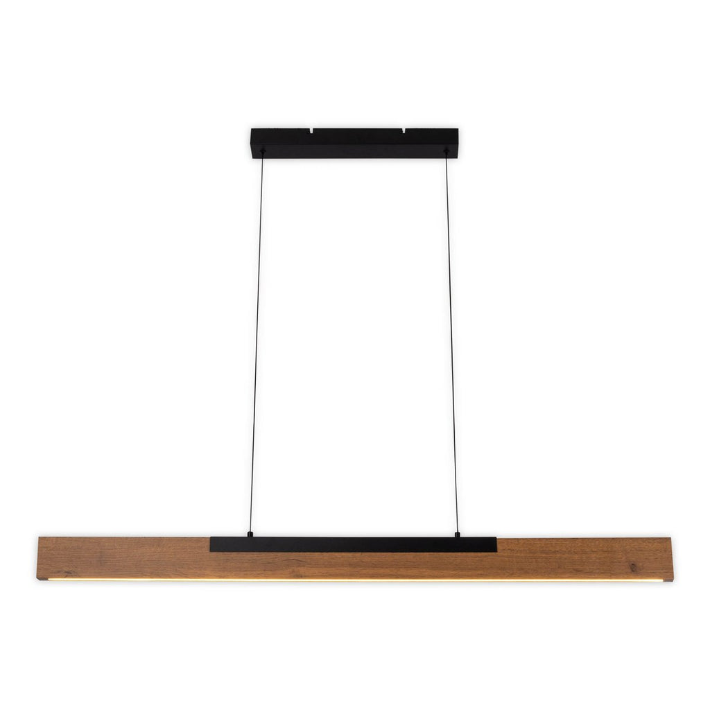 Näve Wilma LED Hanglamp Zwart/Bruin 150cm