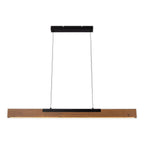 Näve Wilma LED Hanglamp Zwart/Bruin 150cm
