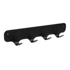Gorillz Rounded Four Industriële Wandkapstok - Zwart 4 Haken
