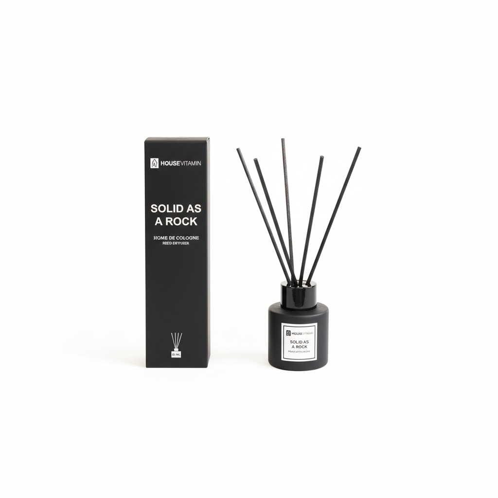 Rietverspreider Glas 50ml - Warme Parfum Bergamot 6x20cm