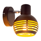 Näve Wand- Plafondlamp Casco Metaal Zwart Goud