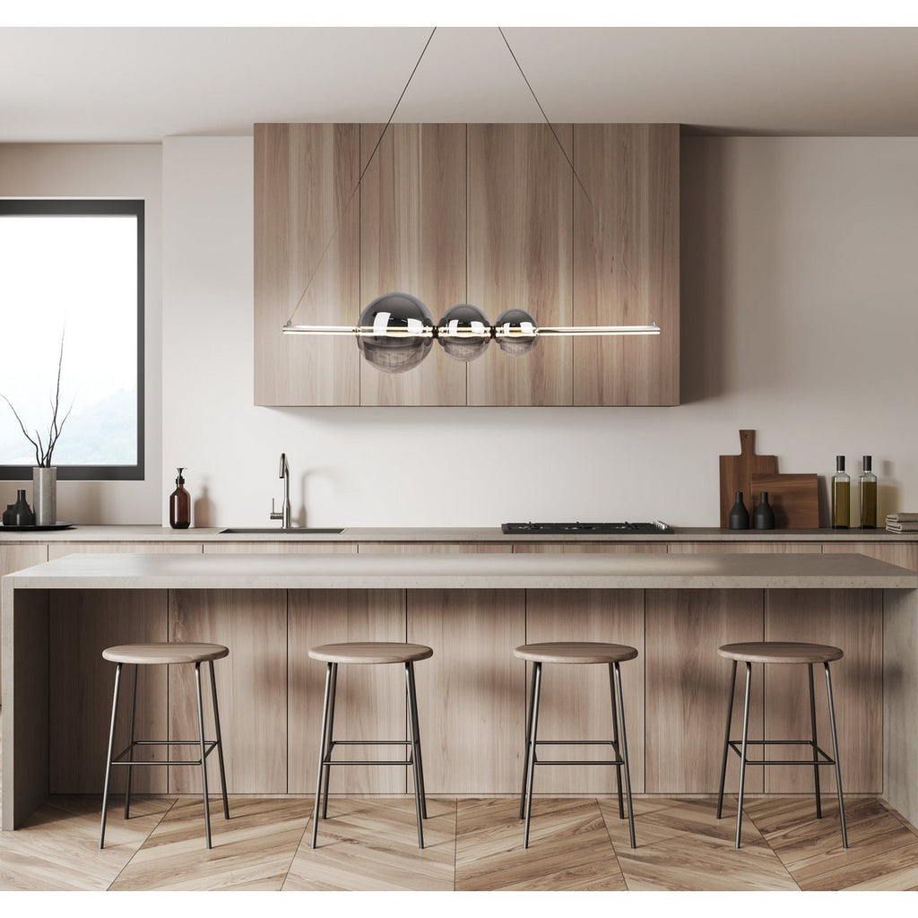 Näve Nova LED Hanglamp Chrome 25cm