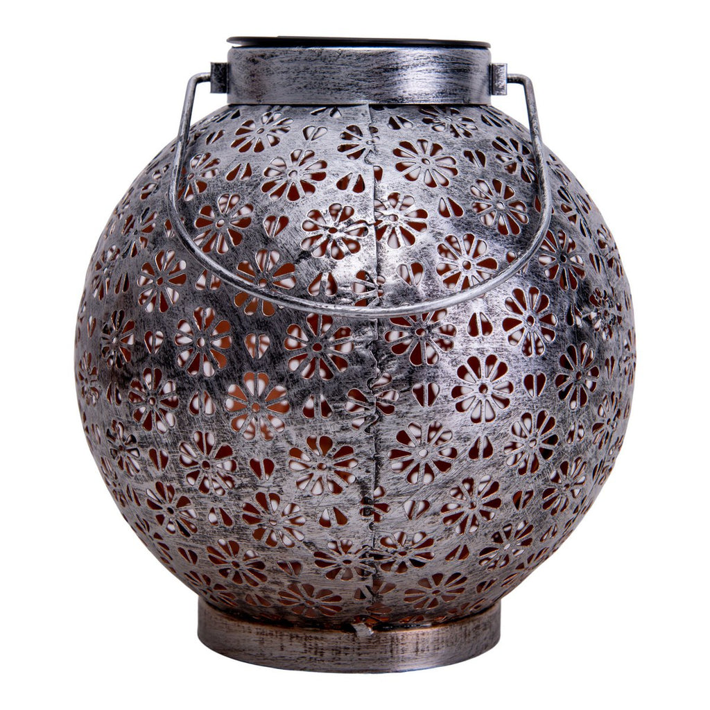 LED Decoratieve zonnelamp L/B: 18 cm zilver