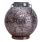 LED Decoratieve zonnelamp L/B: 18 cm zilver