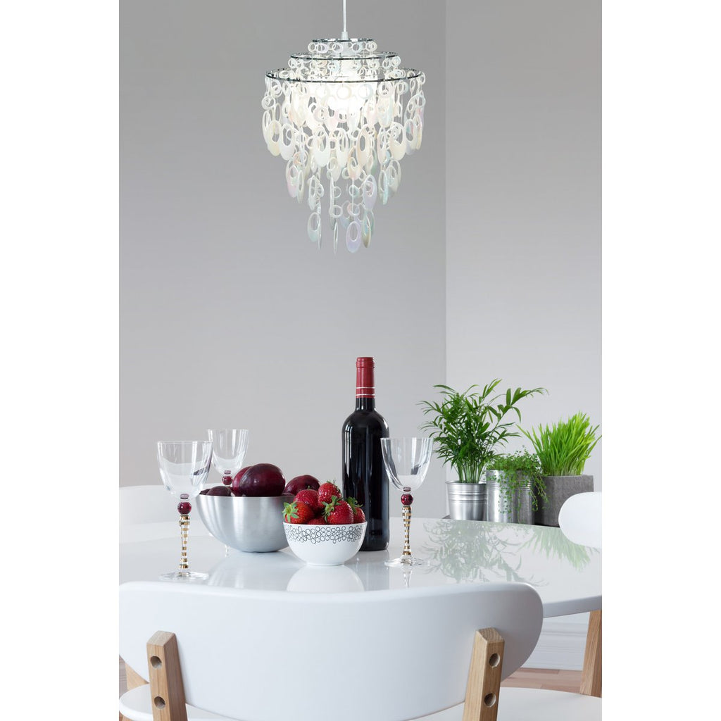 Näve Lina Hanglamp Chrome Pearl 50cm
