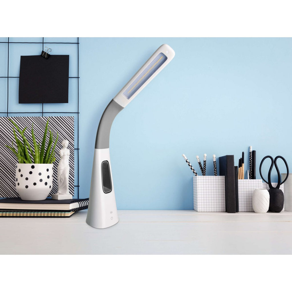 Näve Ventu LED-tafellicht - Wit 40cm Ventilator