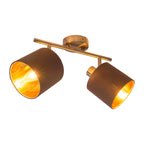 Näve Maron Muur-/Plafondlamp - Bruin 46cm