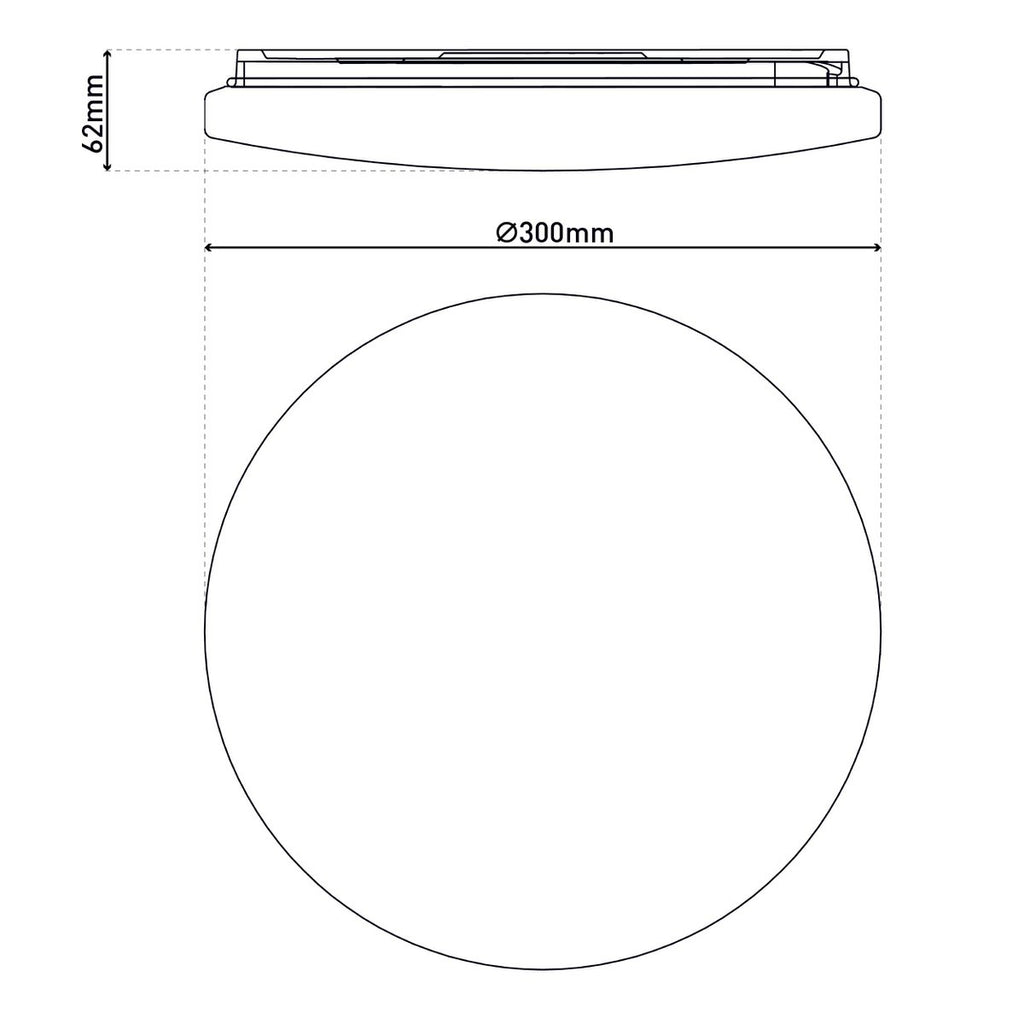 Näve Fontana LED Plafondlamp Met Sensor