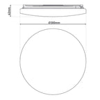 Näve Fontana LED Plafondlamp Met Sensor