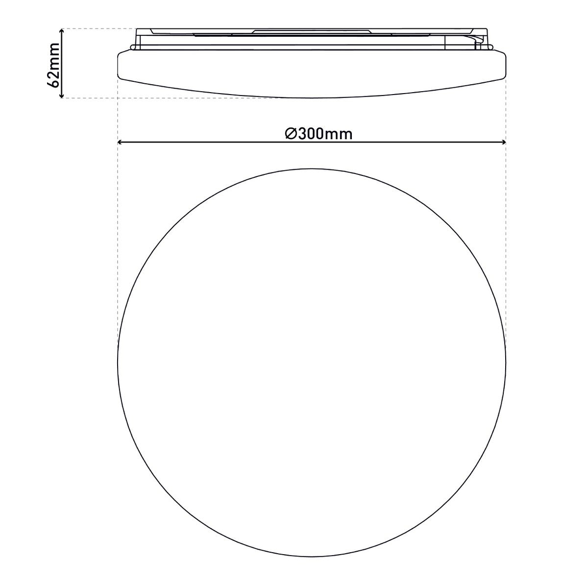 Näve Fontana LED Plafondlamp Met Sensor