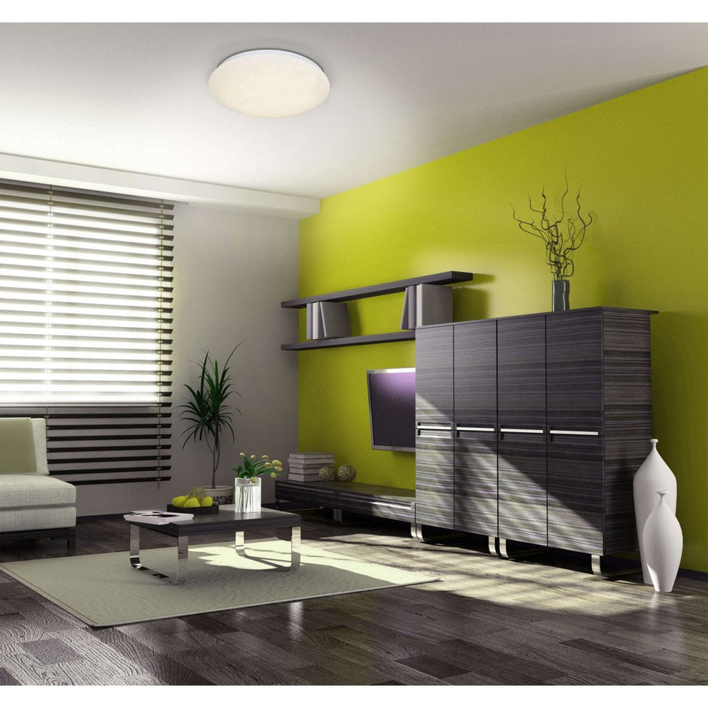 Näve Como LED Plafondlamp 26cm Wit