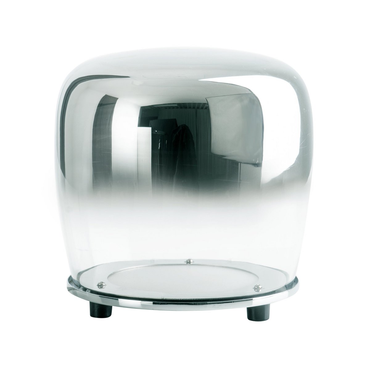 Näve LED Tafellamp Smoky 18cm Metaal Glas