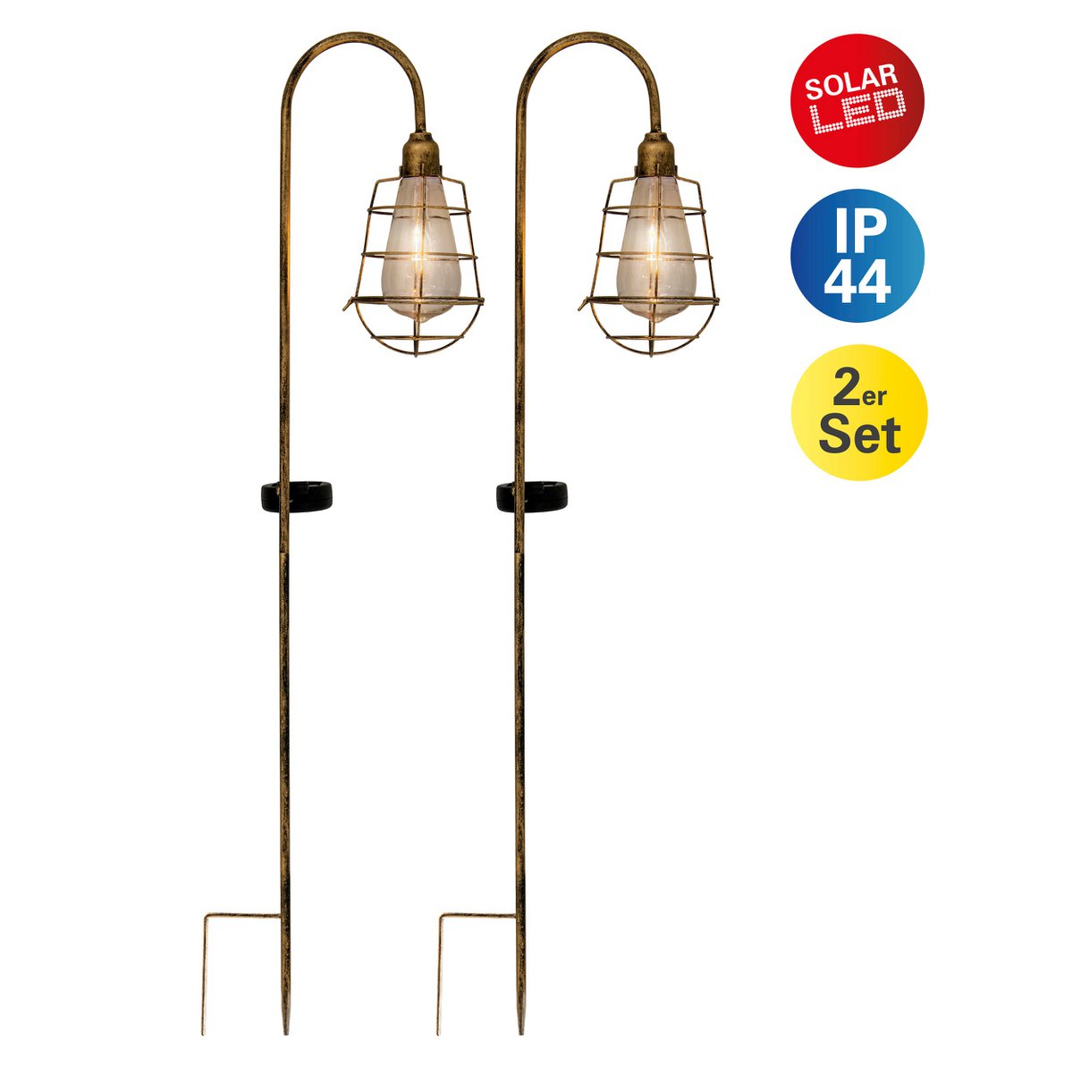Näve LED Solar Spies "Gitti" 76,5cm - Set 2