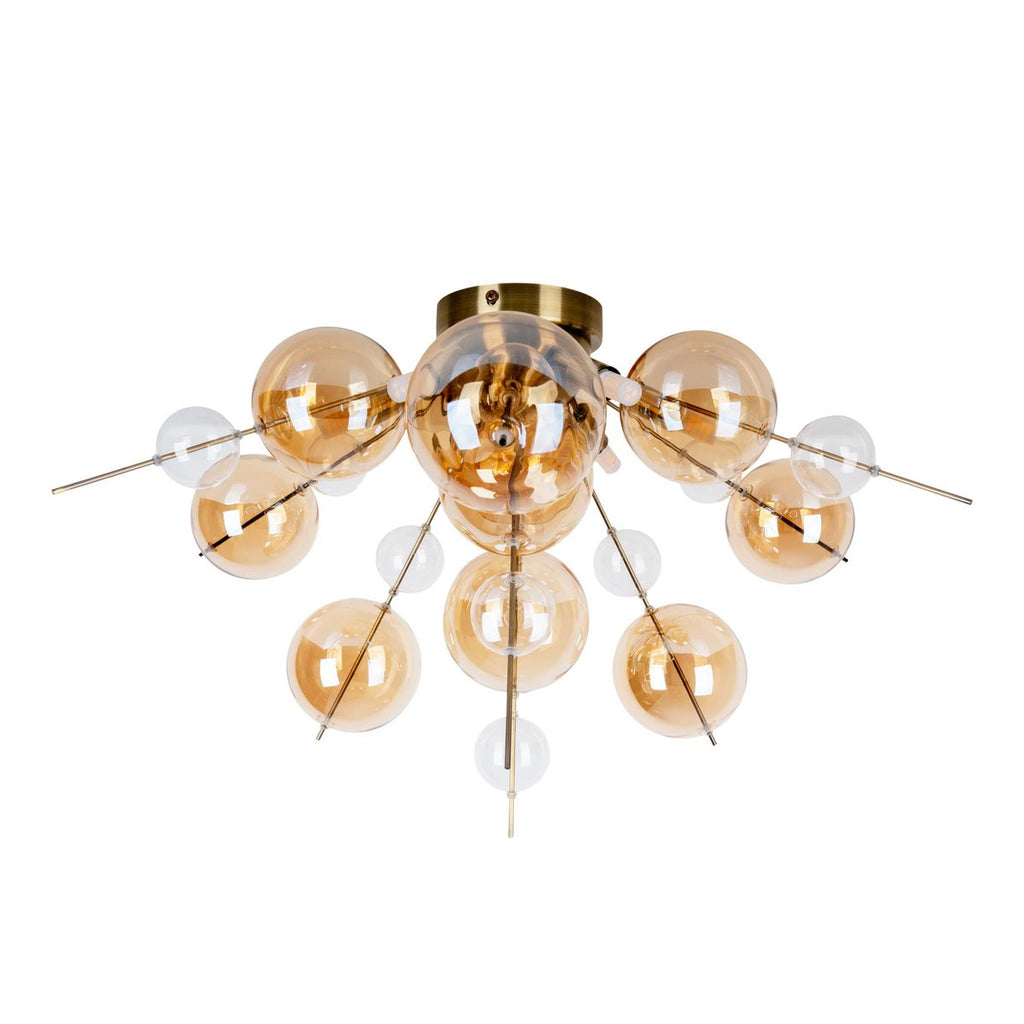 Plafondlamp Explosie Amber Ø57cm G9