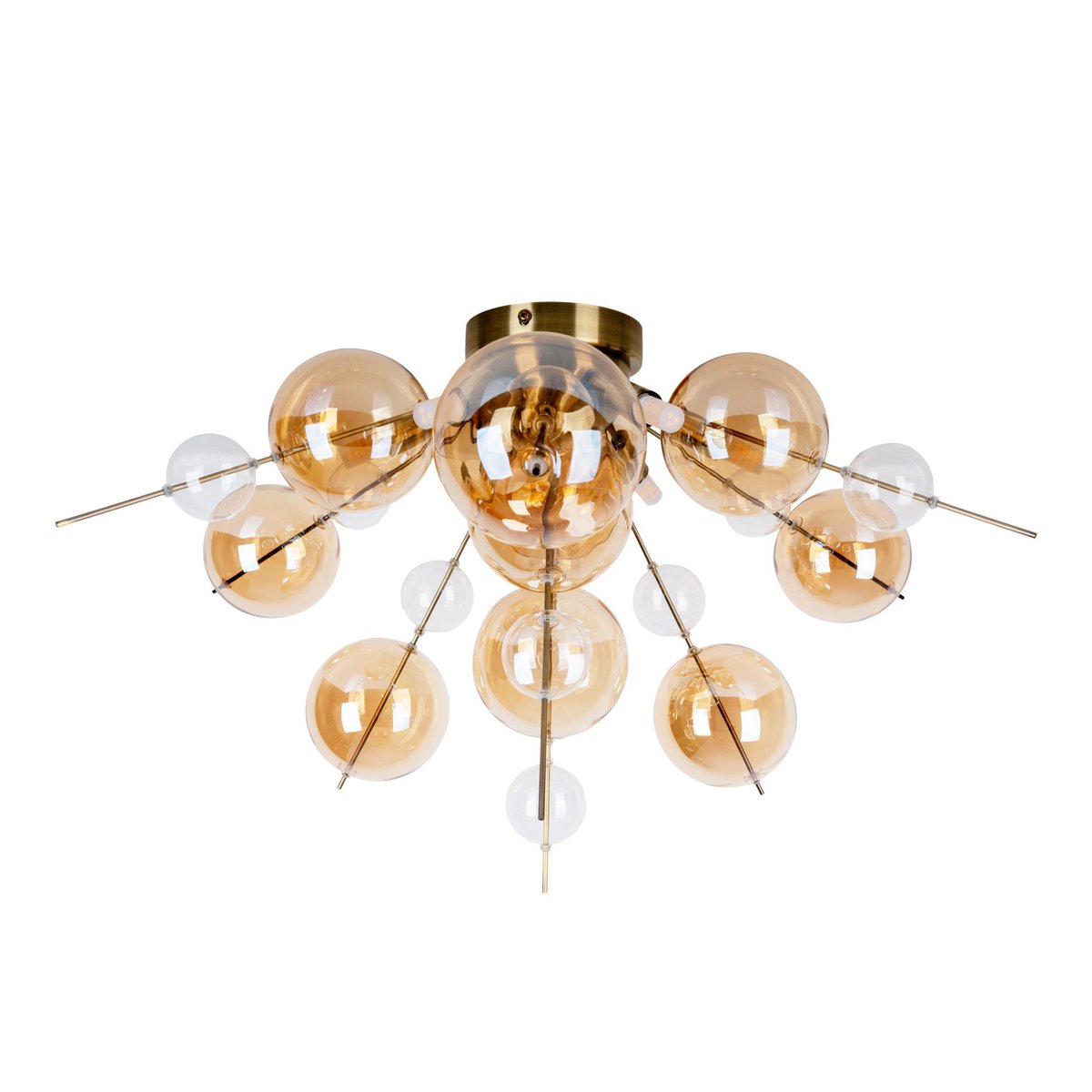 Plafondlamp Explosie Amber Ø57cm G9
