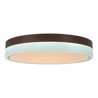 LED-plafondlicht Lola Ø50cm Bruin-Wit Dimmable