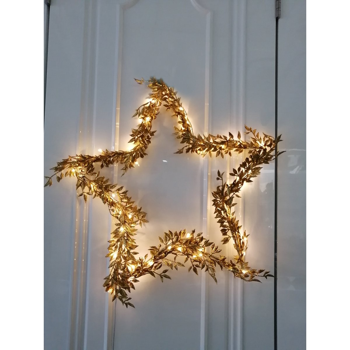 Näve Stern Deco Ster 50cm Goud/Wit
