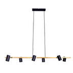 Näve Frida Hanglamp - Zwart/Goud 115cm