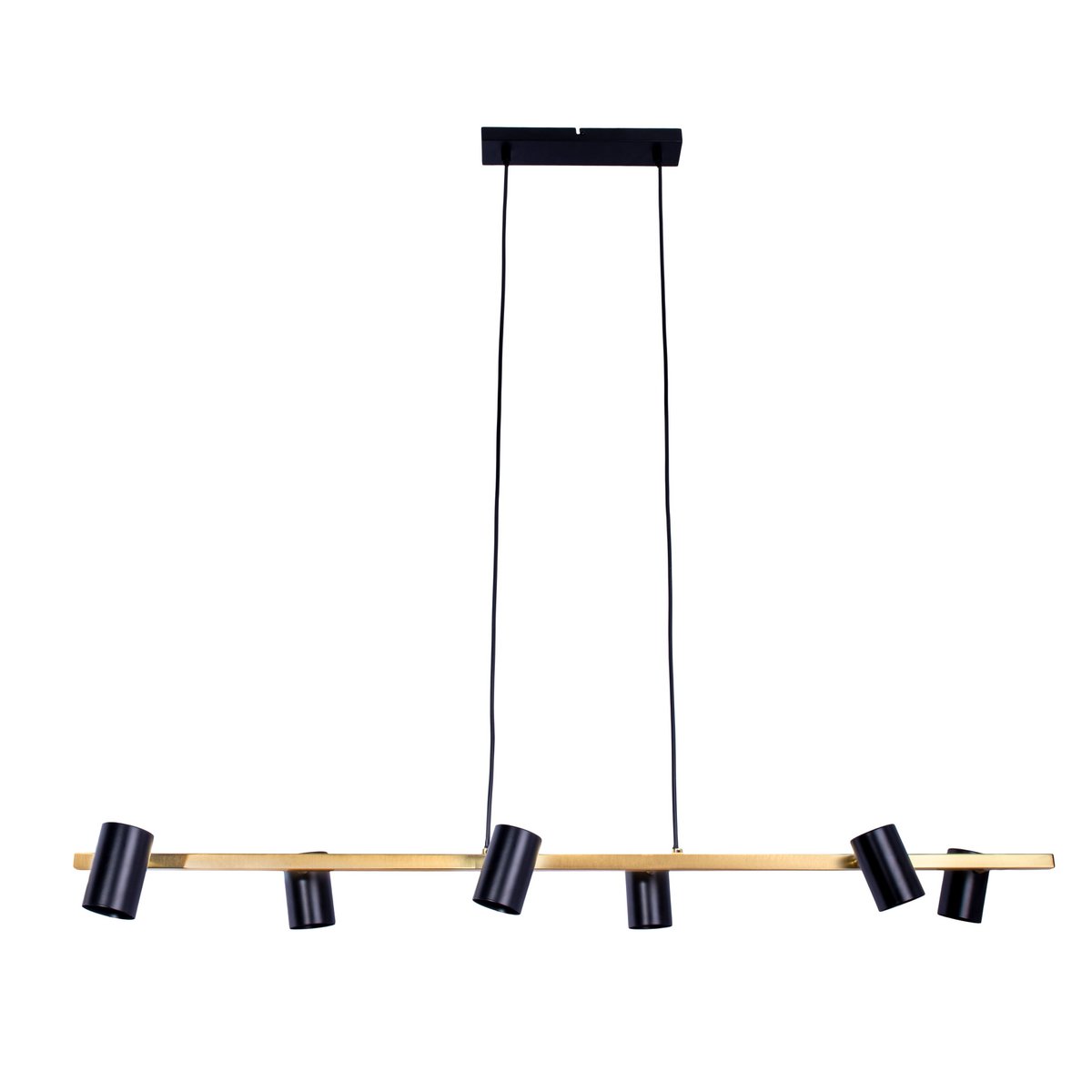 Näve Frida Hanglamp - Zwart/Goud 115cm