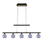Näve Hanglamp - Zwart Glas 90cm LED