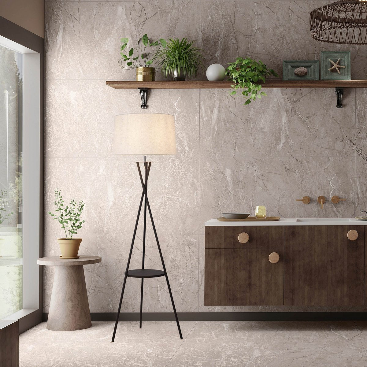 Näve Staande Lamp Tora Tafellamp Roestkleur 158cm